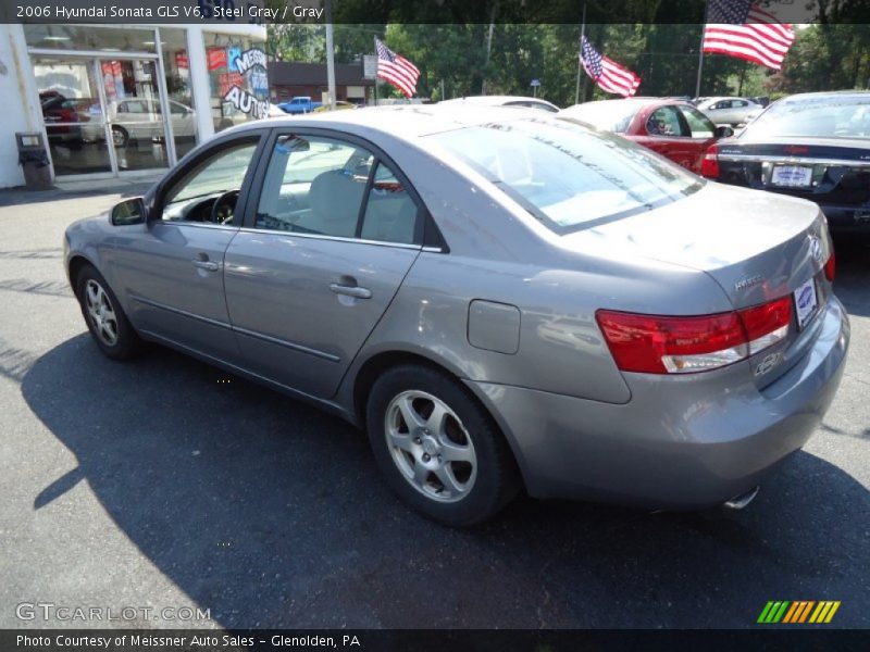 Steel Gray / Gray 2006 Hyundai Sonata GLS V6