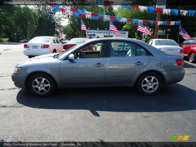 Steel Gray / Gray 2006 Hyundai Sonata GLS V6