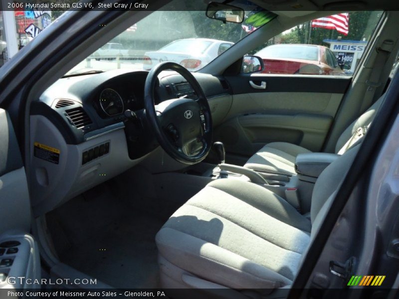 Steel Gray / Gray 2006 Hyundai Sonata GLS V6