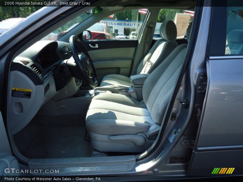 Steel Gray / Gray 2006 Hyundai Sonata GLS V6