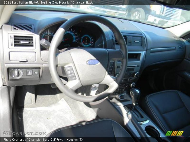 Sterling Grey Metallic / Charcoal Black 2011 Ford Fusion SEL V6