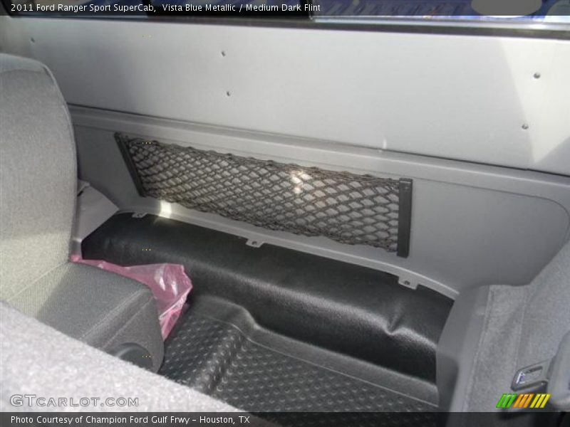 Vista Blue Metallic / Medium Dark Flint 2011 Ford Ranger Sport SuperCab