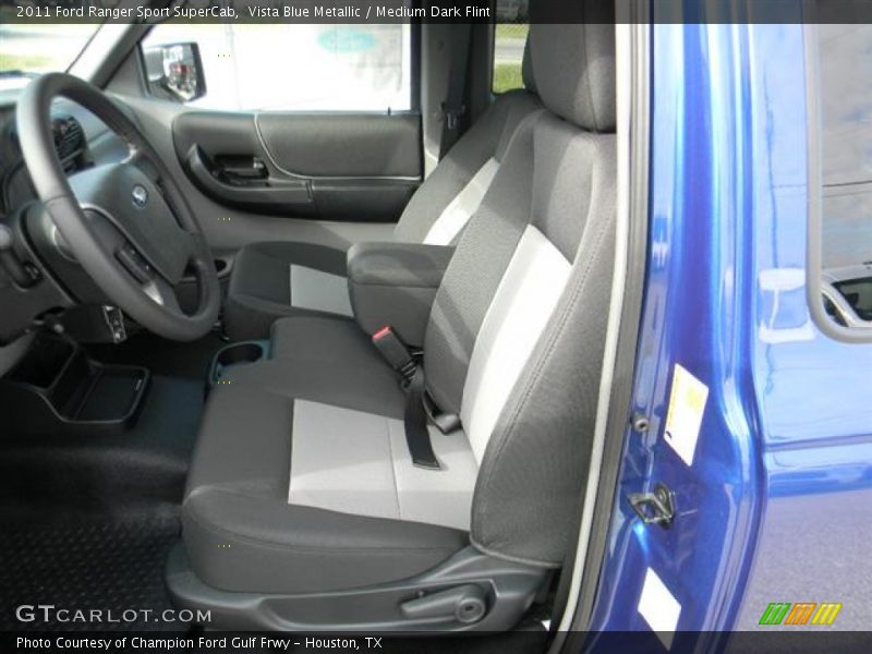  2011 Ranger Sport SuperCab Medium Dark Flint Interior