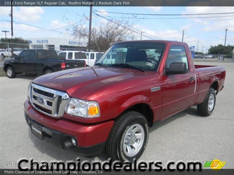 Redfire Metallic / Medium Dark Flint 2011 Ford Ranger XLT Regular Cab