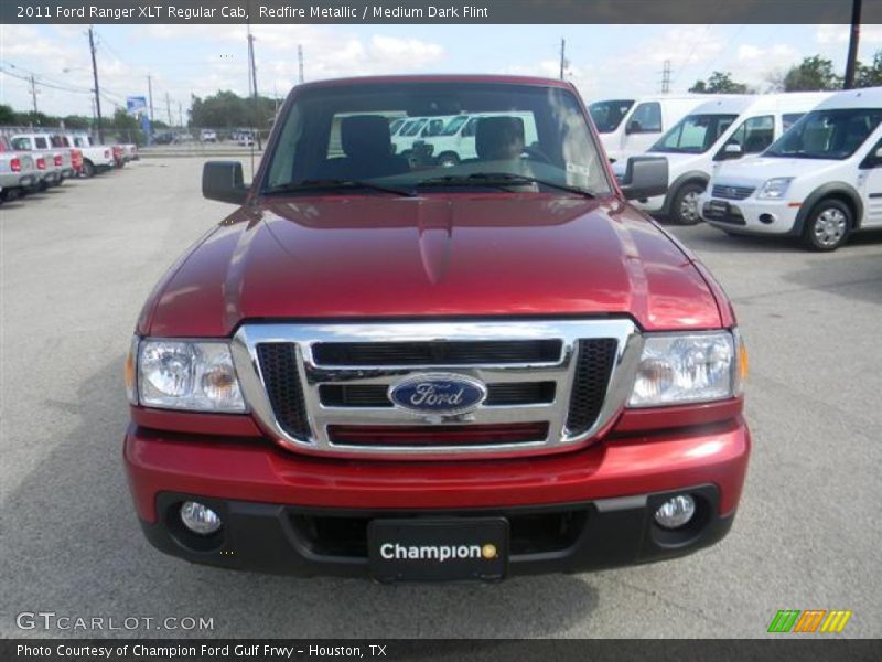 Redfire Metallic / Medium Dark Flint 2011 Ford Ranger XLT Regular Cab