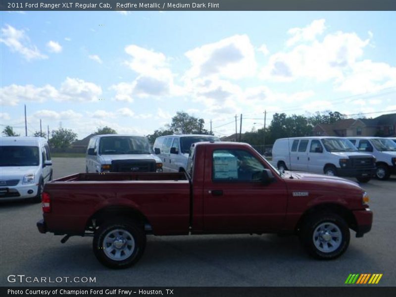 Redfire Metallic / Medium Dark Flint 2011 Ford Ranger XLT Regular Cab
