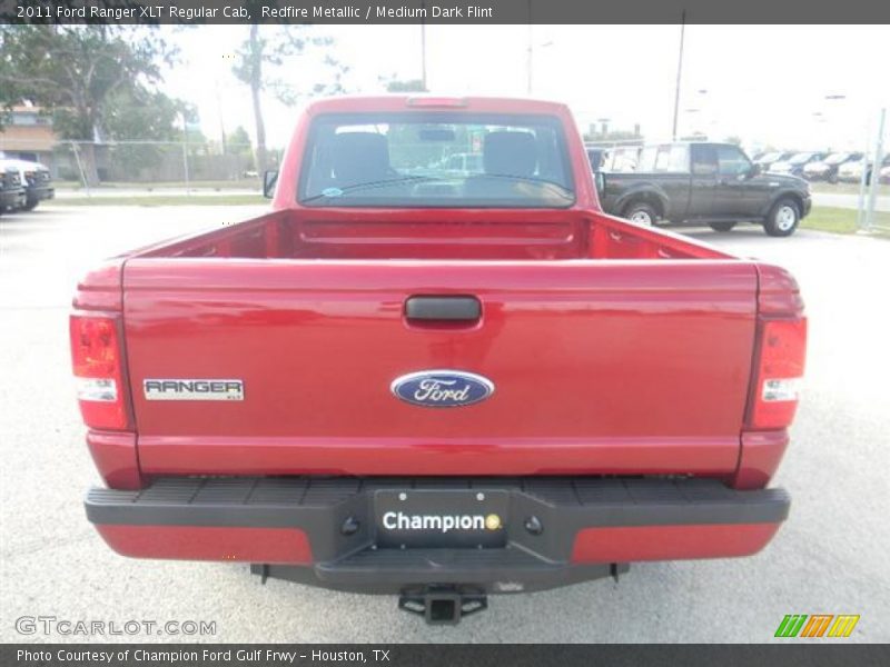 Redfire Metallic / Medium Dark Flint 2011 Ford Ranger XLT Regular Cab