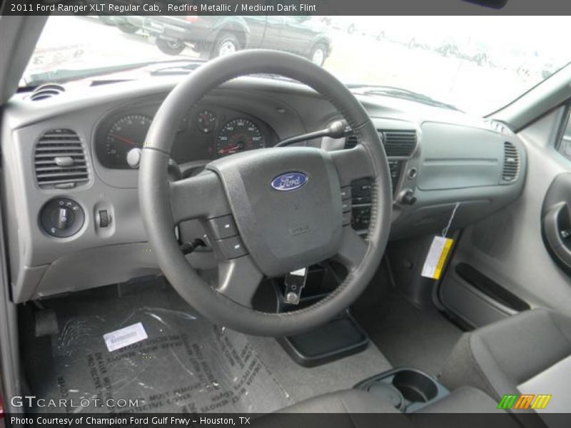 Redfire Metallic / Medium Dark Flint 2011 Ford Ranger XLT Regular Cab