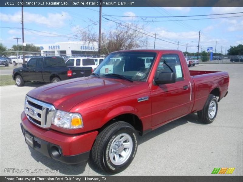 Redfire Metallic / Medium Dark Flint 2011 Ford Ranger XLT Regular Cab