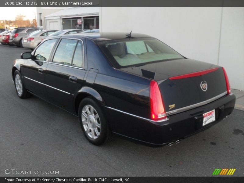 Blue Chip / Cashmere/Cocoa 2008 Cadillac DTS