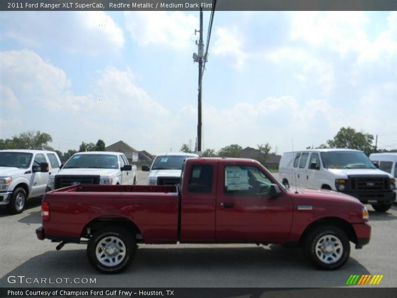 Redfire Metallic / Medium Dark Flint 2011 Ford Ranger XLT SuperCab