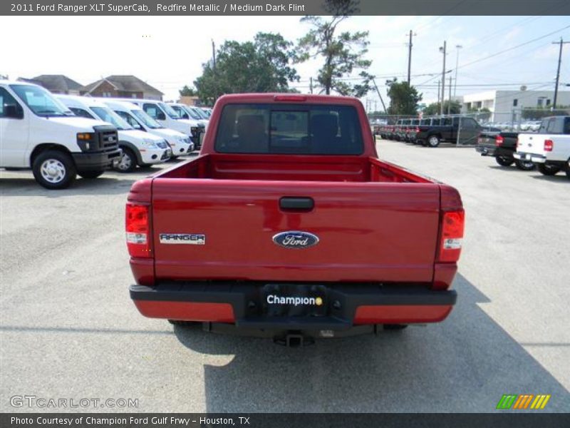 Redfire Metallic / Medium Dark Flint 2011 Ford Ranger XLT SuperCab