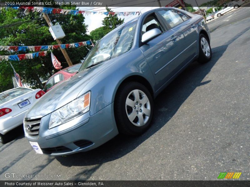 Medium Silver Blue / Gray 2010 Hyundai Sonata GLS