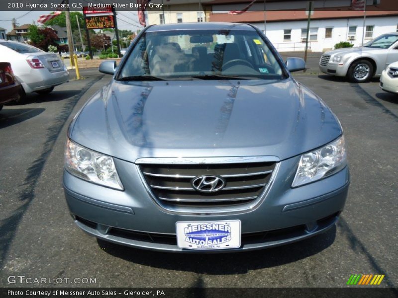 Medium Silver Blue / Gray 2010 Hyundai Sonata GLS