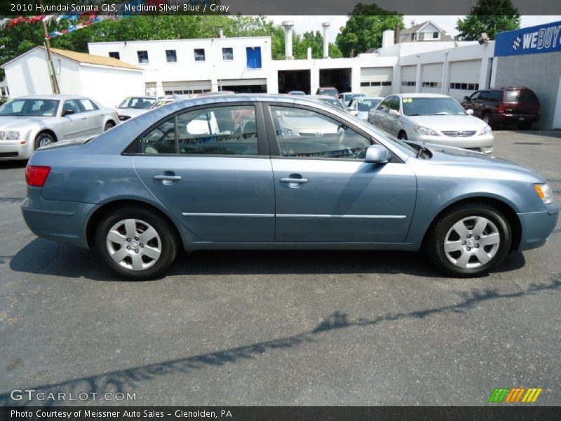 Medium Silver Blue / Gray 2010 Hyundai Sonata GLS