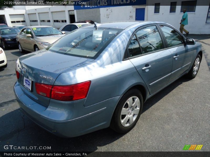 Medium Silver Blue / Gray 2010 Hyundai Sonata GLS