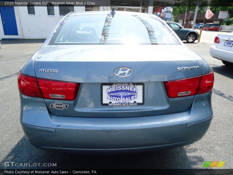 Medium Silver Blue / Gray 2010 Hyundai Sonata GLS