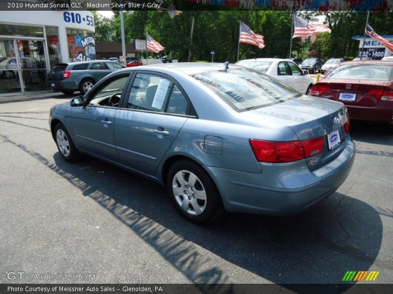 Medium Silver Blue / Gray 2010 Hyundai Sonata GLS