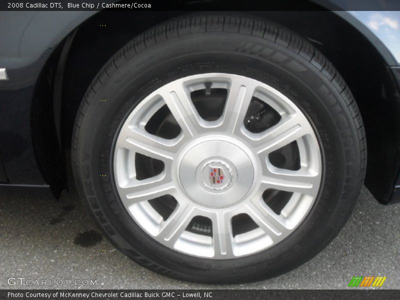 Blue Chip / Cashmere/Cocoa 2008 Cadillac DTS