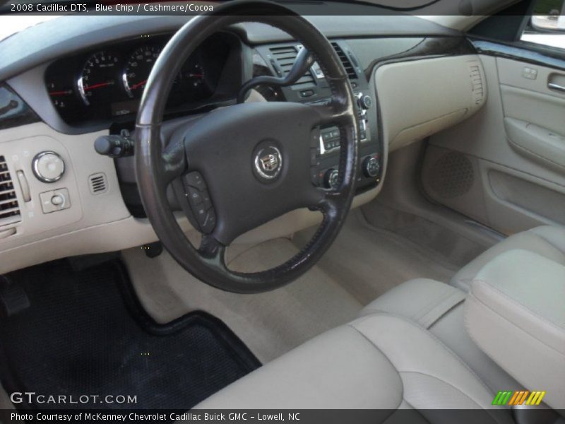 Blue Chip / Cashmere/Cocoa 2008 Cadillac DTS
