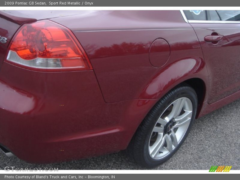 Sport Red Metallic / Onyx 2009 Pontiac G8 Sedan