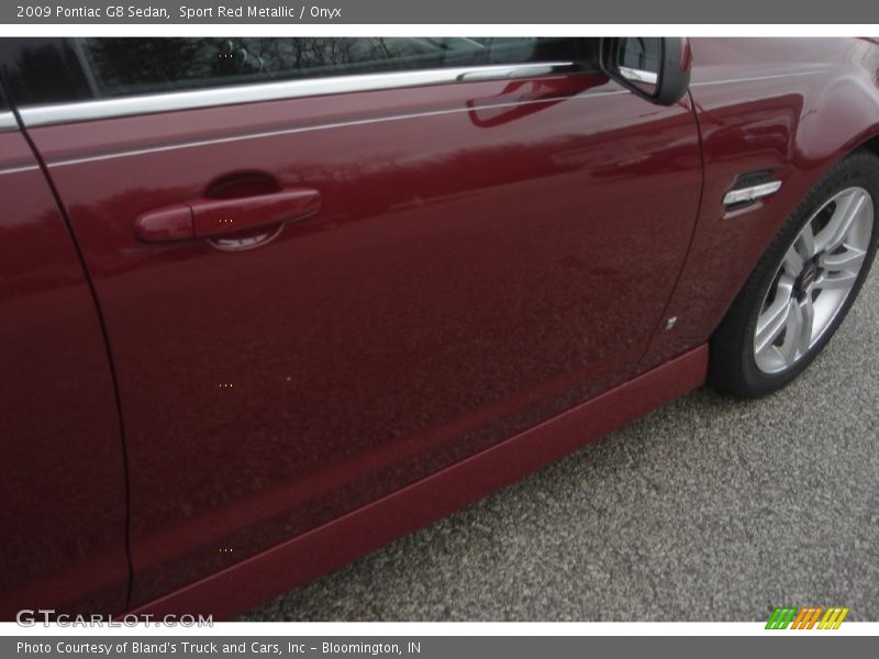 Sport Red Metallic / Onyx 2009 Pontiac G8 Sedan
