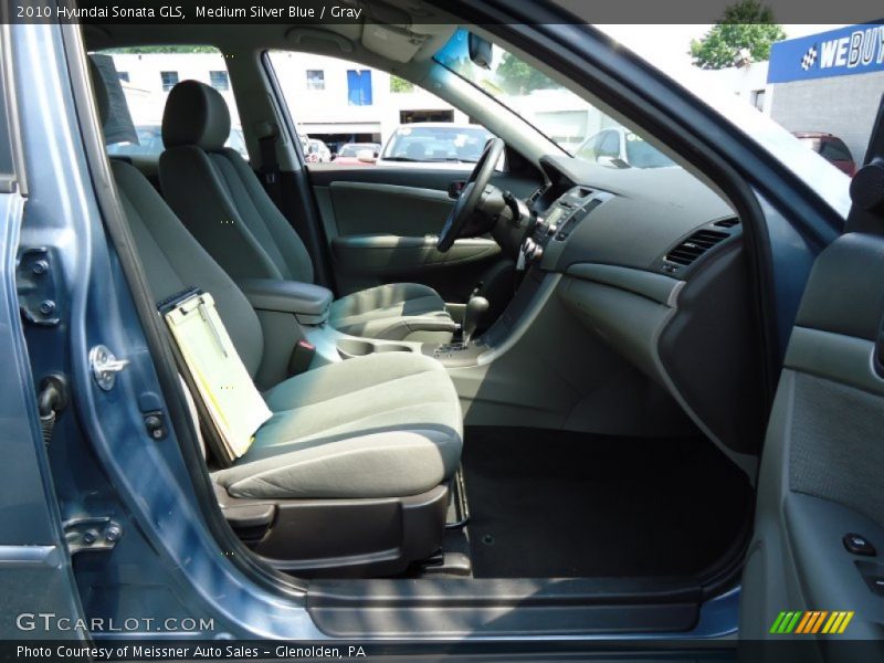 Medium Silver Blue / Gray 2010 Hyundai Sonata GLS