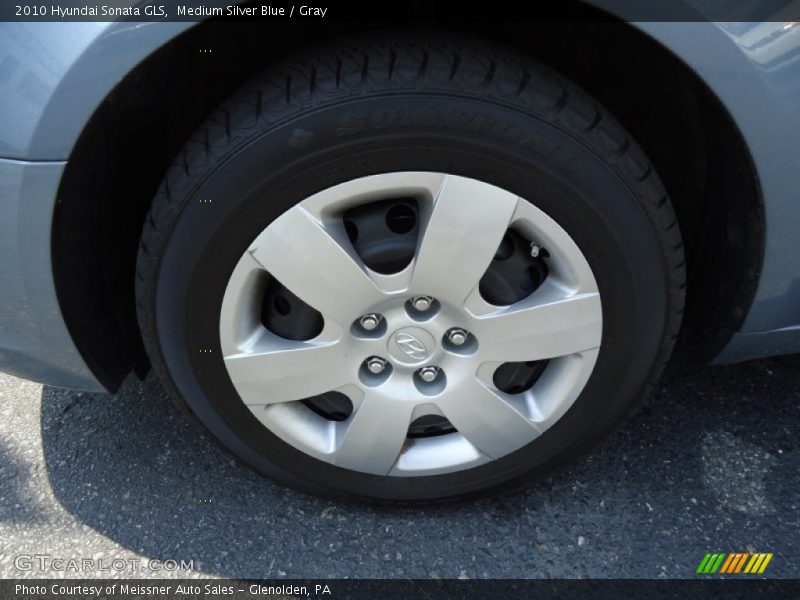 Medium Silver Blue / Gray 2010 Hyundai Sonata GLS