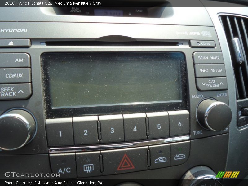 Medium Silver Blue / Gray 2010 Hyundai Sonata GLS