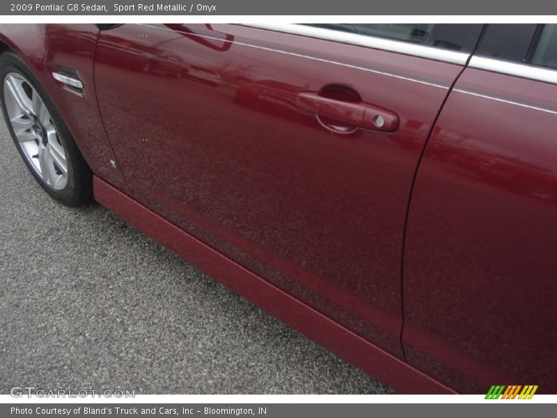 Sport Red Metallic / Onyx 2009 Pontiac G8 Sedan