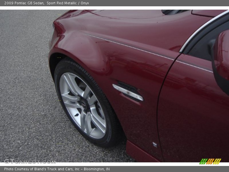 Sport Red Metallic / Onyx 2009 Pontiac G8 Sedan