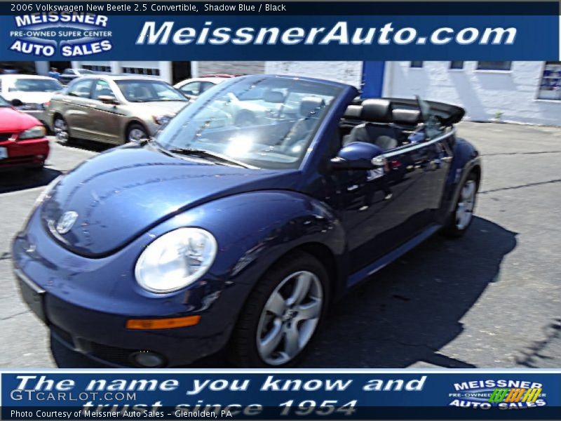 Shadow Blue / Black 2006 Volkswagen New Beetle 2.5 Convertible