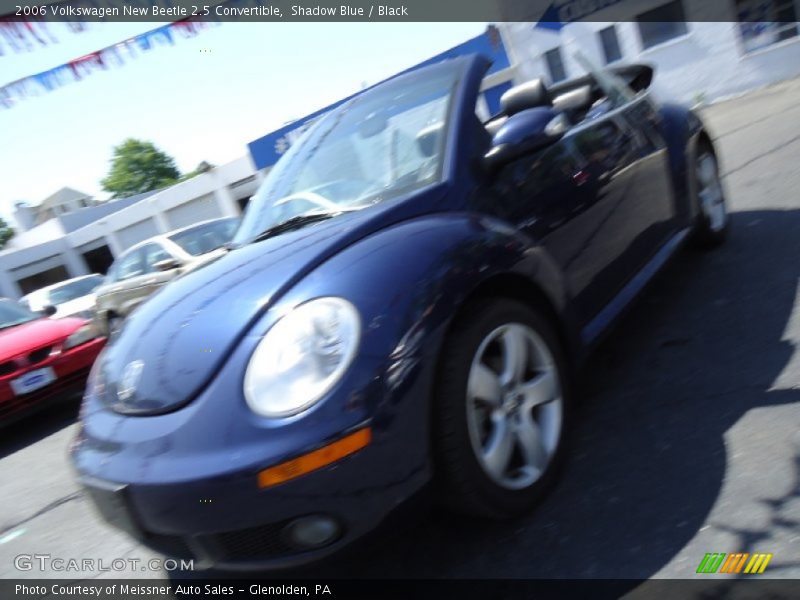 Shadow Blue / Black 2006 Volkswagen New Beetle 2.5 Convertible