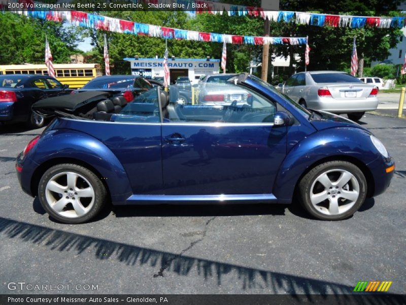 Shadow Blue / Black 2006 Volkswagen New Beetle 2.5 Convertible