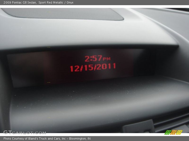 Sport Red Metallic / Onyx 2009 Pontiac G8 Sedan