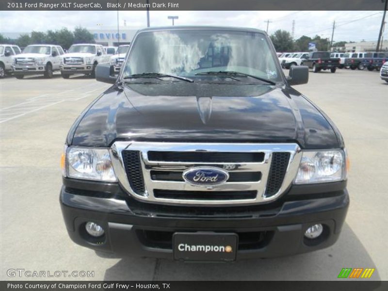 Black / Medium Dark Flint 2011 Ford Ranger XLT SuperCab