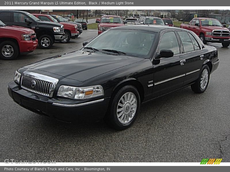 Black / Medium Light Stone 2011 Mercury Grand Marquis LS Ultimate Edition