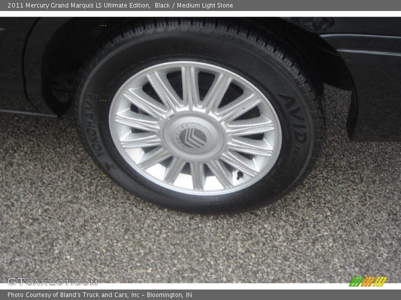 Black / Medium Light Stone 2011 Mercury Grand Marquis LS Ultimate Edition