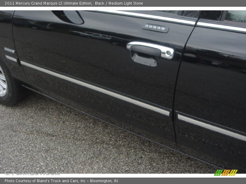 Black / Medium Light Stone 2011 Mercury Grand Marquis LS Ultimate Edition
