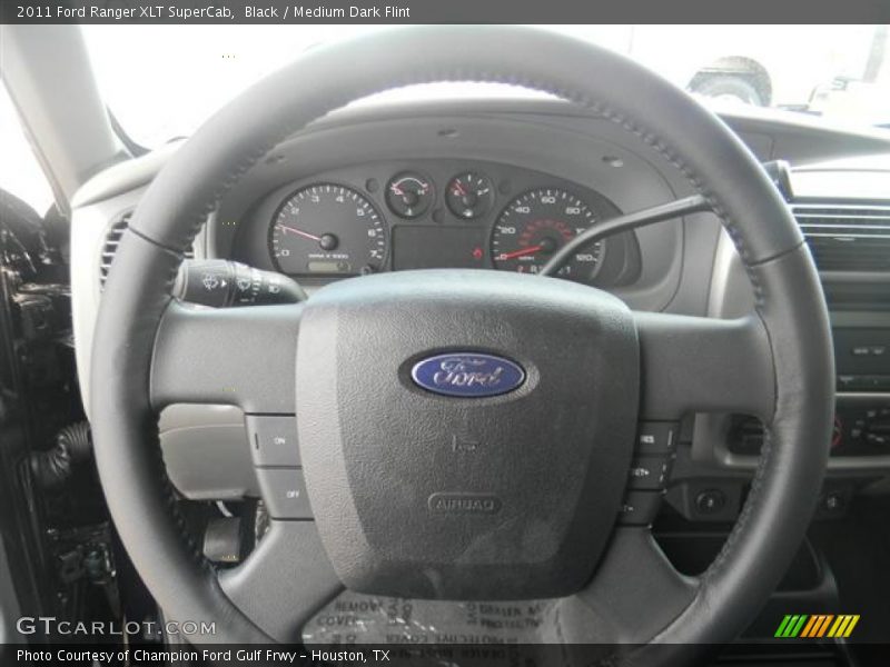 Black / Medium Dark Flint 2011 Ford Ranger XLT SuperCab