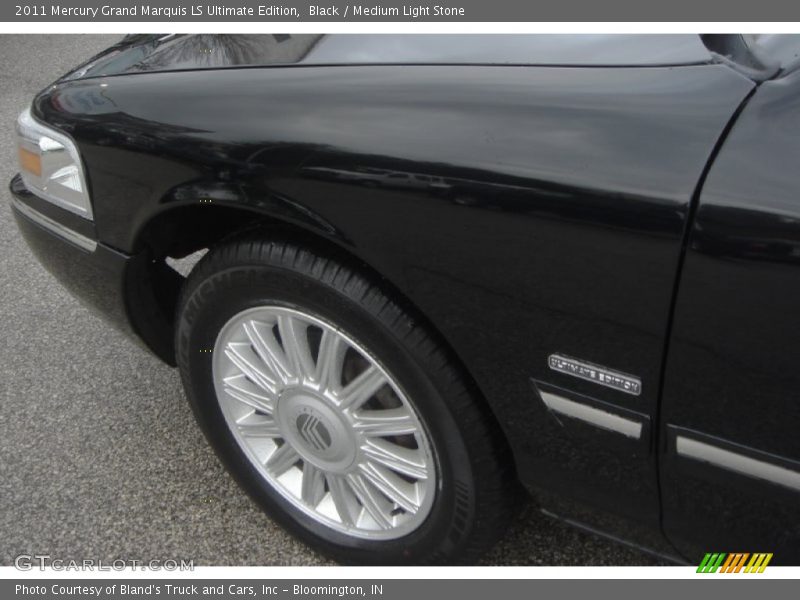 Black / Medium Light Stone 2011 Mercury Grand Marquis LS Ultimate Edition