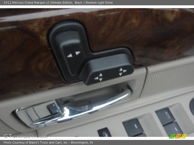 Black / Medium Light Stone 2011 Mercury Grand Marquis LS Ultimate Edition