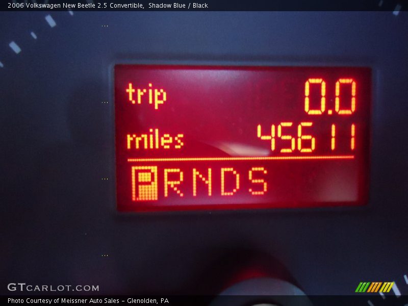 Shadow Blue / Black 2006 Volkswagen New Beetle 2.5 Convertible
