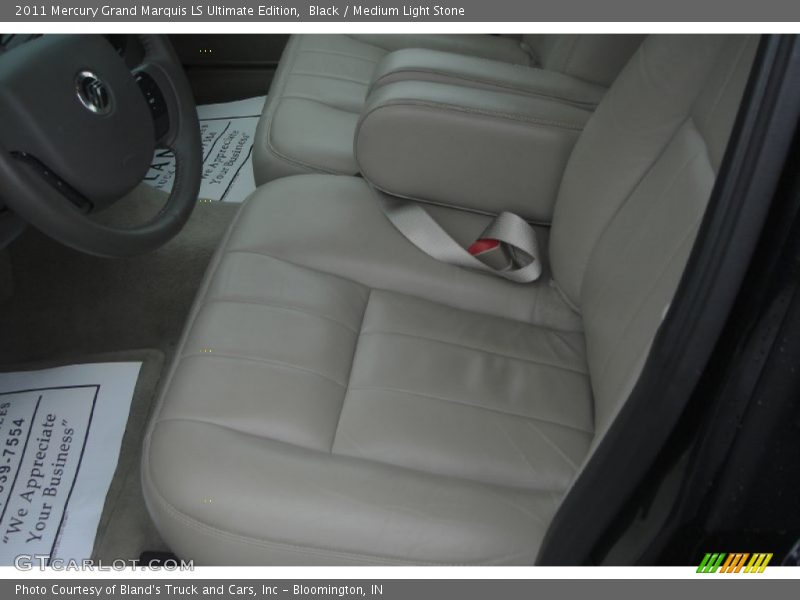 Black / Medium Light Stone 2011 Mercury Grand Marquis LS Ultimate Edition