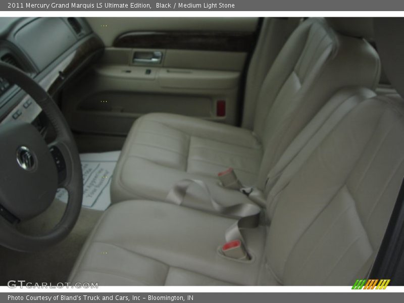 Black / Medium Light Stone 2011 Mercury Grand Marquis LS Ultimate Edition