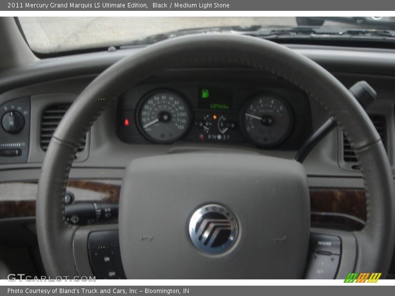 Black / Medium Light Stone 2011 Mercury Grand Marquis LS Ultimate Edition