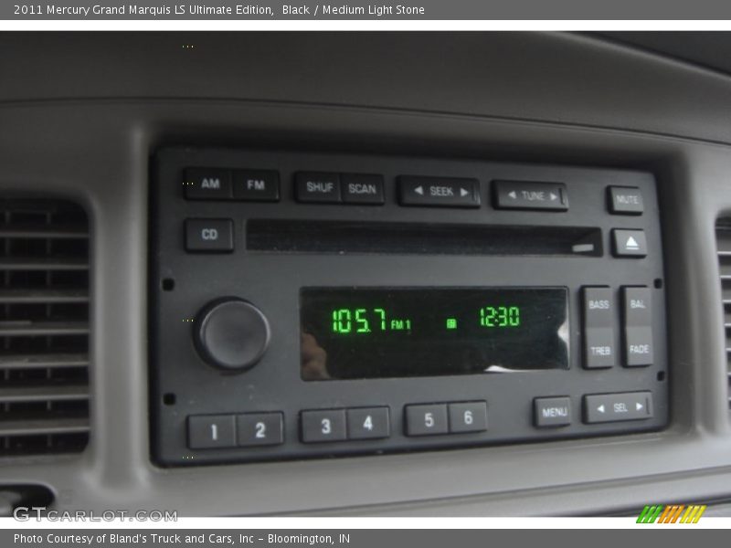 Black / Medium Light Stone 2011 Mercury Grand Marquis LS Ultimate Edition