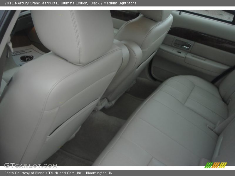 Black / Medium Light Stone 2011 Mercury Grand Marquis LS Ultimate Edition