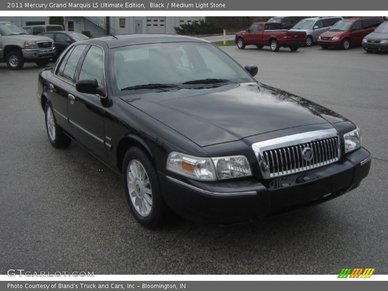 Black / Medium Light Stone 2011 Mercury Grand Marquis LS Ultimate Edition