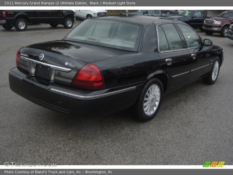 Black / Medium Light Stone 2011 Mercury Grand Marquis LS Ultimate Edition